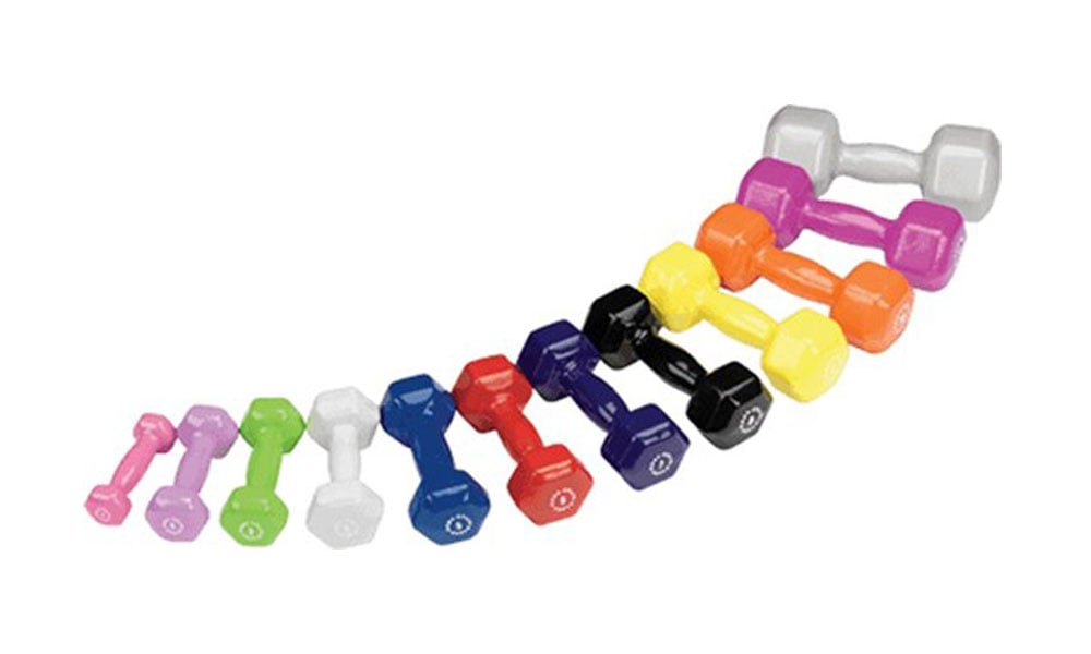 Body-Solid Vinyl Dumbbells 12 LB