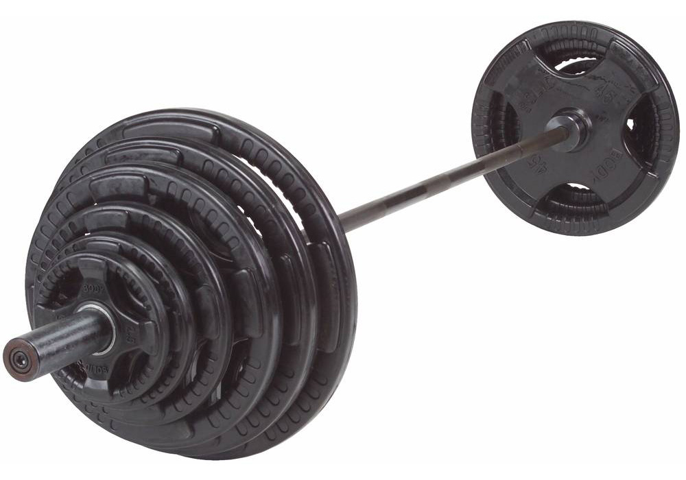Body-Solid Olympische Halterset Rubber 250 kg