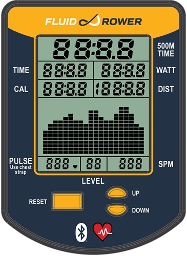 First Degree Fitness Evolution E350 Fluid Rower - Roeitrainer