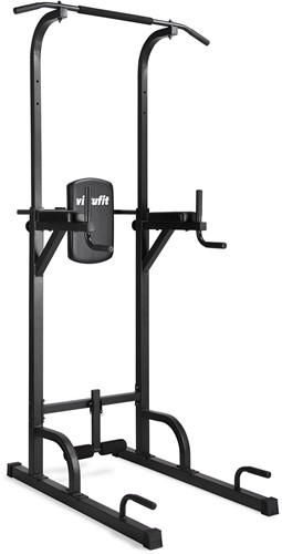 VirtuFit Verstelbare Power Tower - Pull Up Station - Dip Station - Tweedekans (lichte beschadigingen)
