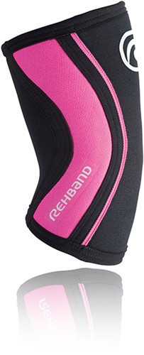 Rehband RX Elleboogbrace - 5 mm - Per stuk - Zwart/Roze-2