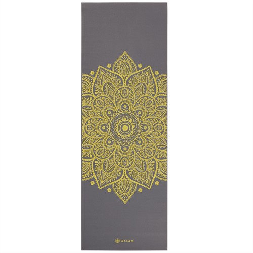 Gaiam Yoga Mat - 6 mm - Citron Sundial-2