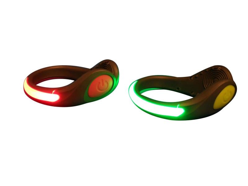 Tunturi Led Safety Shoe Clip Green Stuk