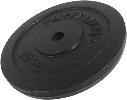 Tunturi Gietijzeren Halterschijf - 30 mm - 10 kg