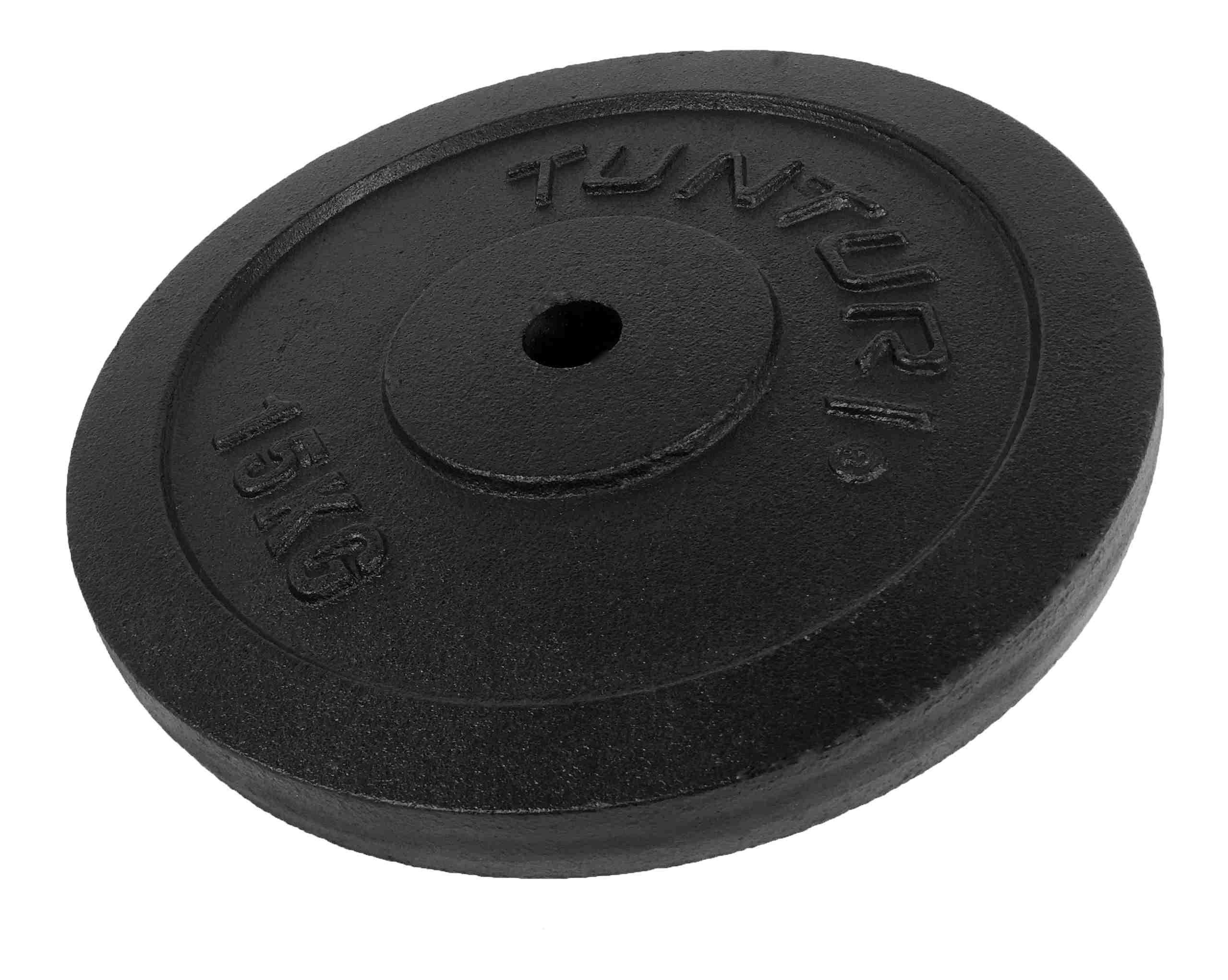 Tunturi Plate 1x 15 kg Black