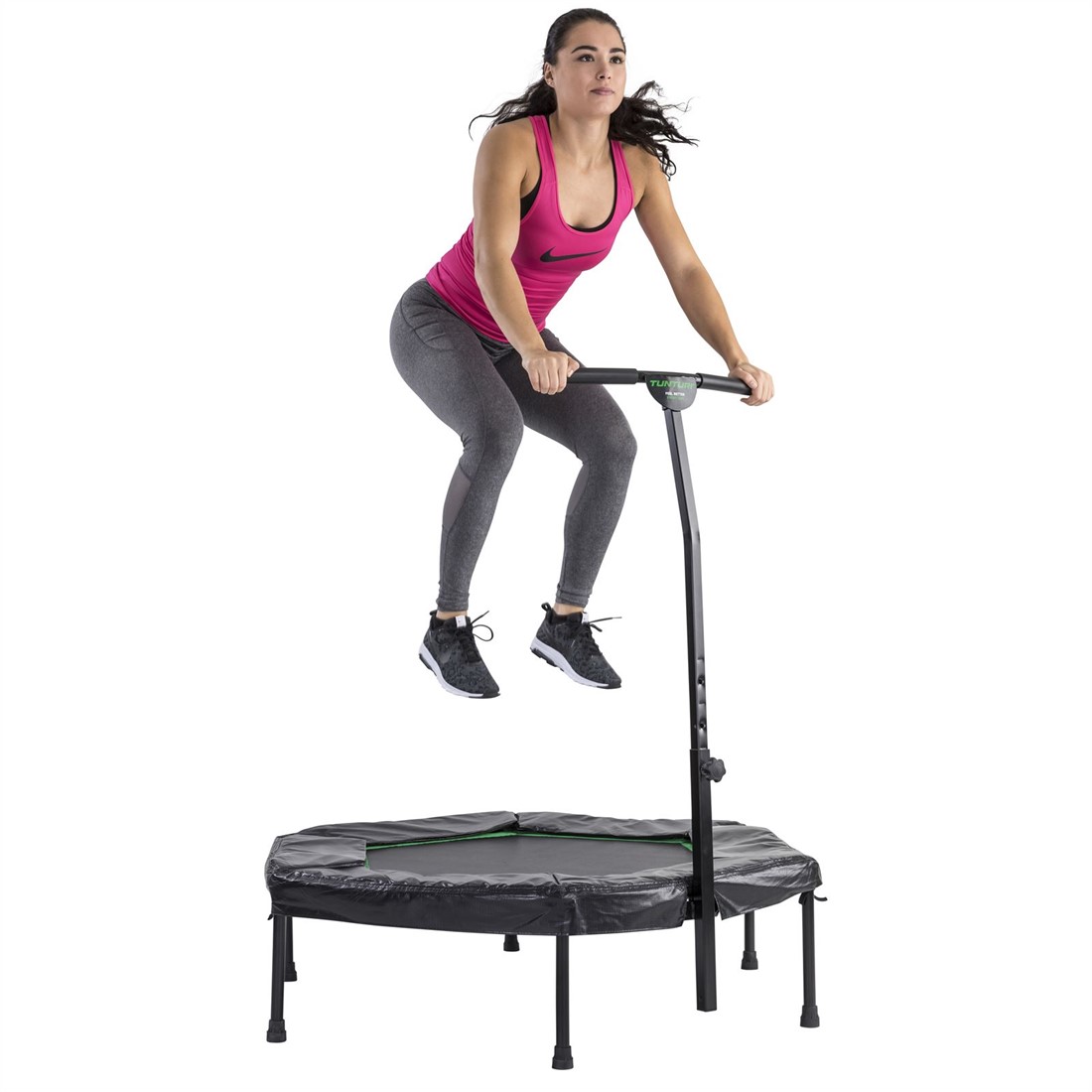 Tunturi Hexa Fitness Trampoline Met Verstelbare Handgreep Fitnessapparaat Nl
