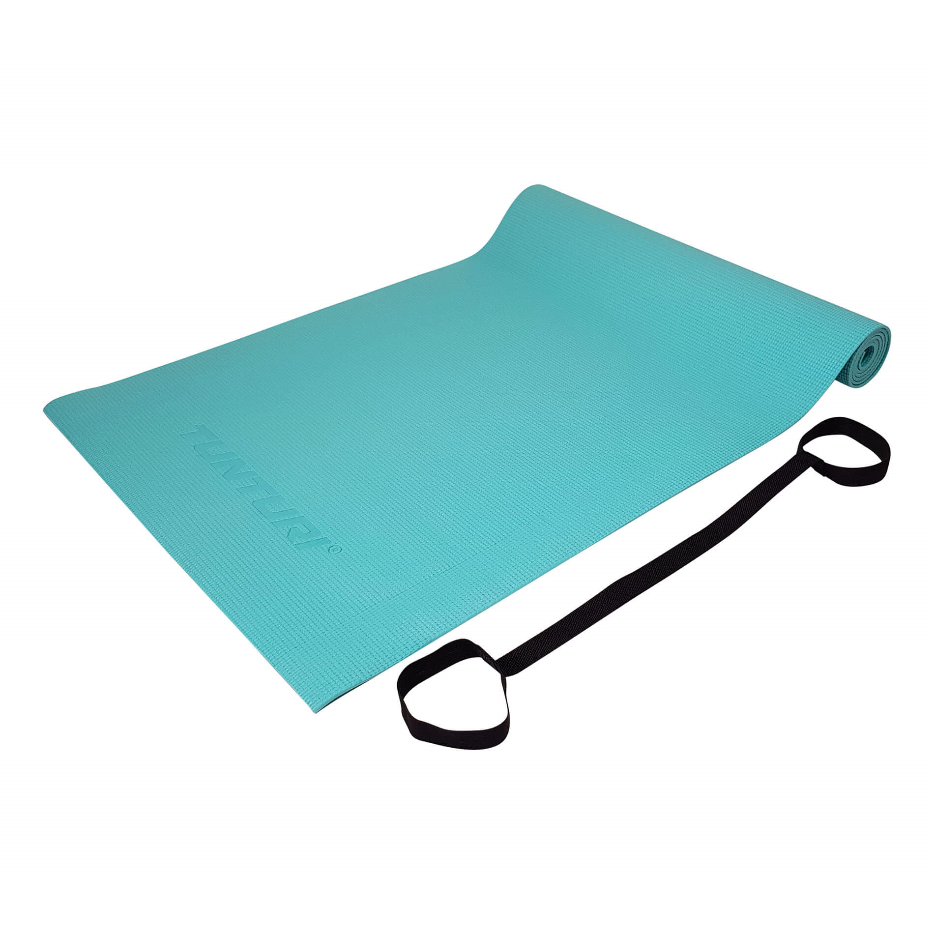 Tunturi PVC Yogamat Fitnessmat 182 x 61 x 0, 4 cm Turquoise online kopen