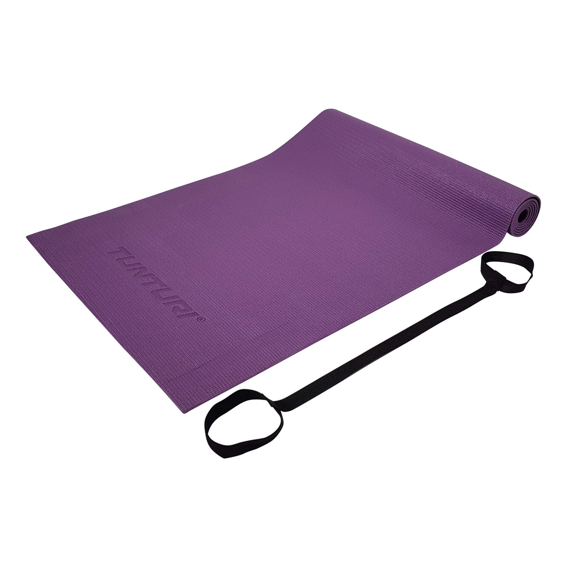 Tunturi PVC Yogamat Fitnessmat 182 x 61 x 0, 4 cm Paars online kopen