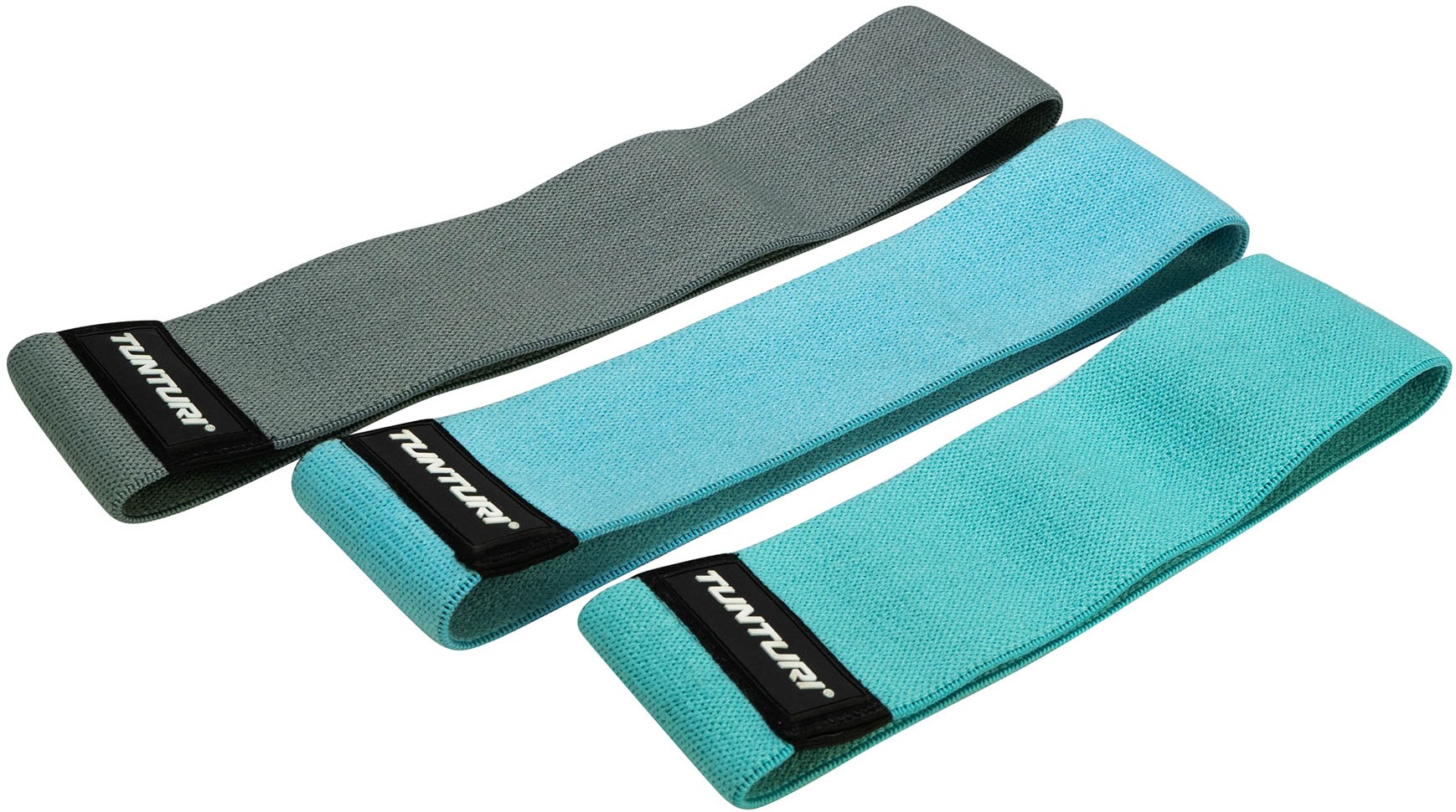 Tunturi Weerstandsbanden Set - Textiel - 3 stuks | Fitnessapparaat.nl