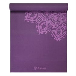 Gaiam Yoga Mat - 6 mm - Purple Mandala