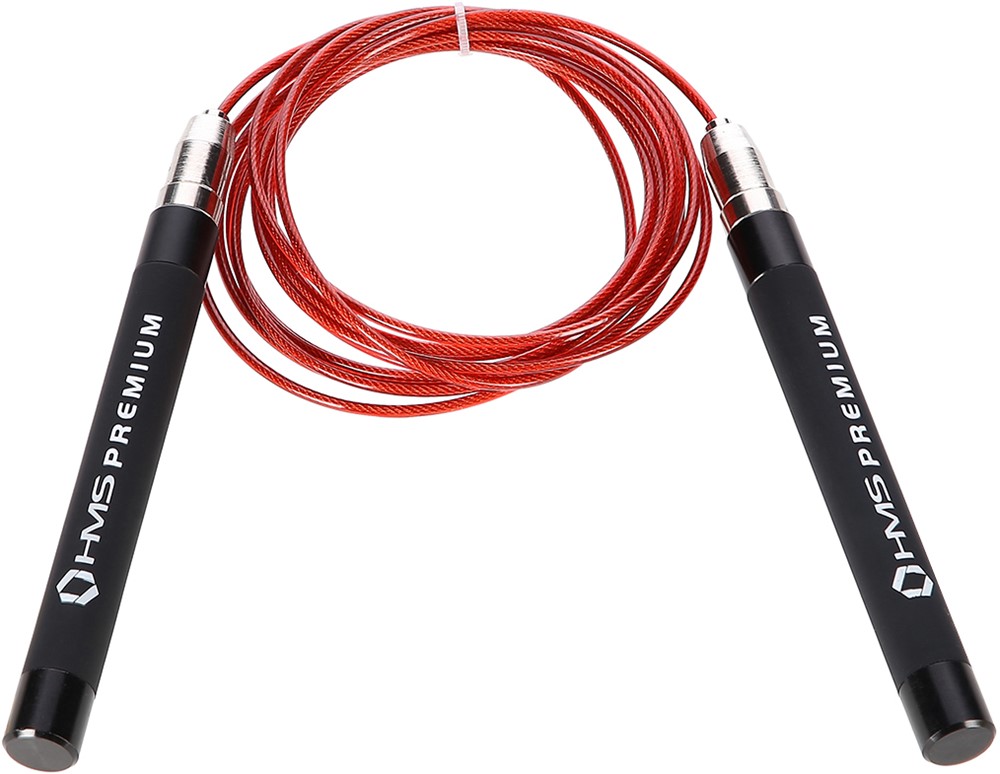 HMS Premium Speed Springtouw Zwart/Rood