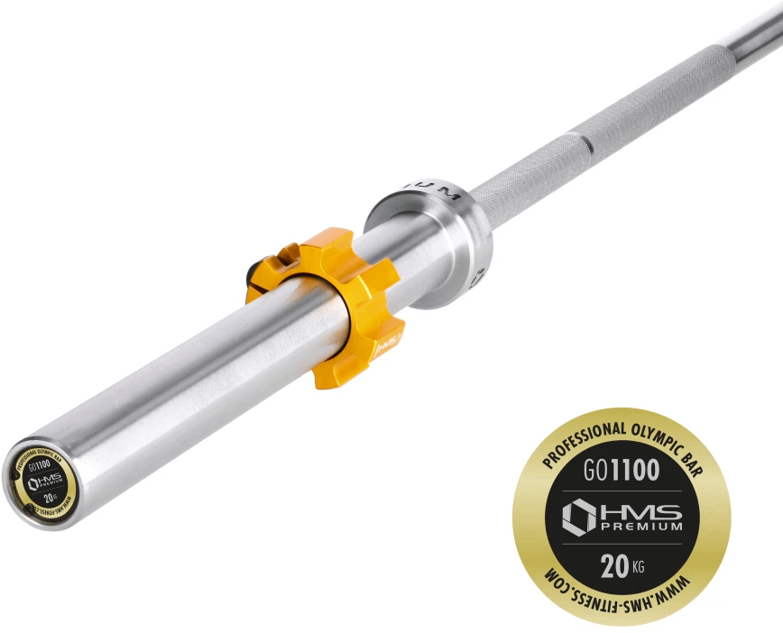 HMS Olympische Halterstang met Lock Jaw Collars - 50 mm - 220 cm