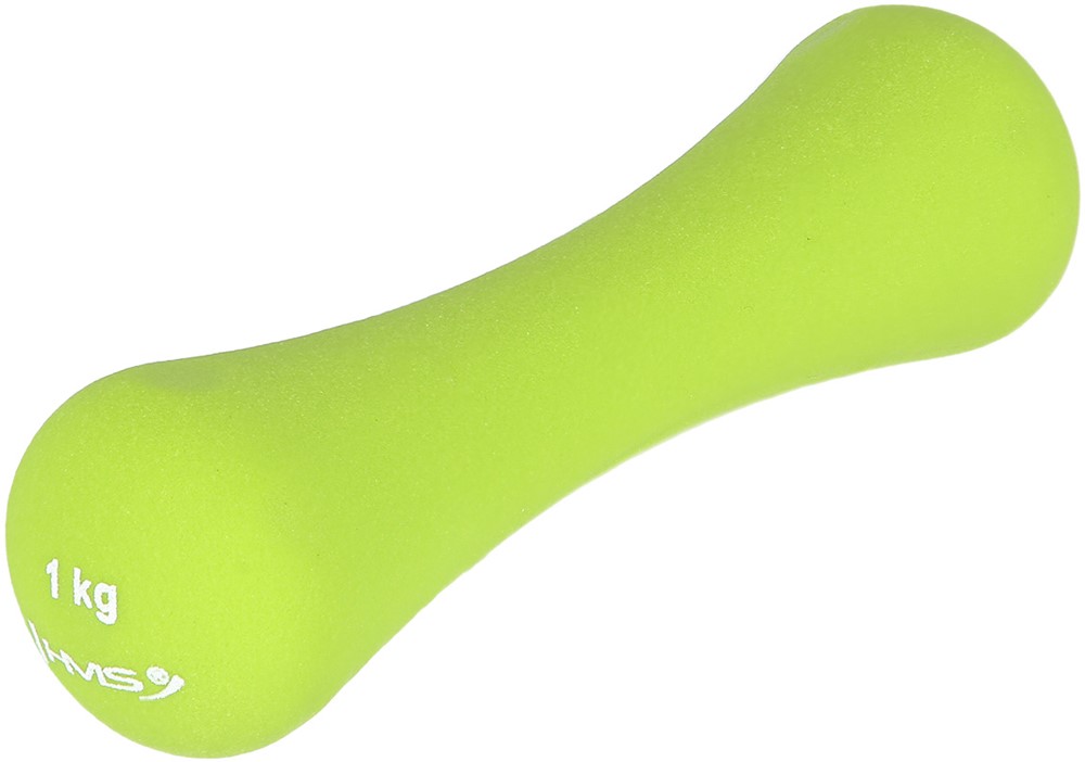 HMS Gietijzeren Dumbbell met Neopreen Coating - 1 kg
