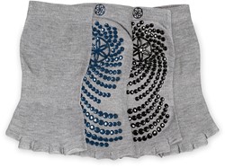 Gaiam Grippy Toeless Yoga Socks - Anti-Slip Yogasokken - 2-Pack - Grijs/Indigo/Zwart