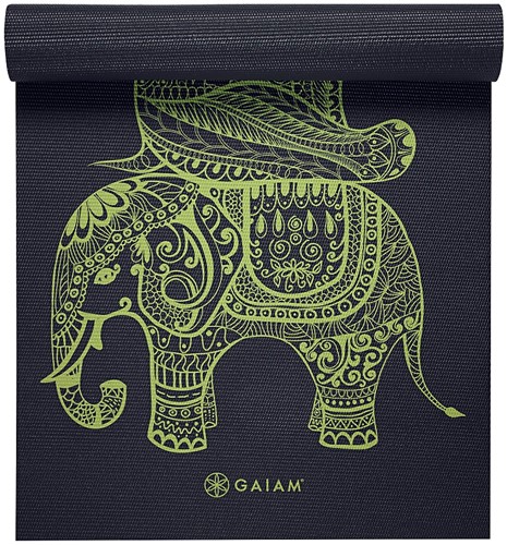 Gaiam Yoga Mat - 6 mm - Tribal Wisdom