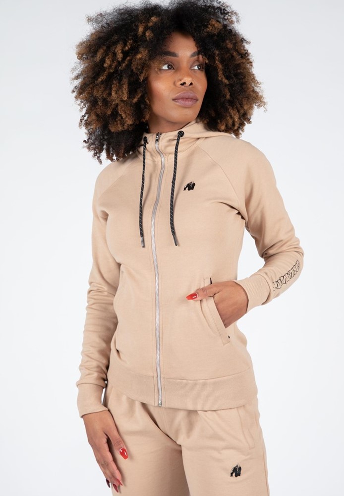 Gorilla Wear Marion Hoodie - Beige - S