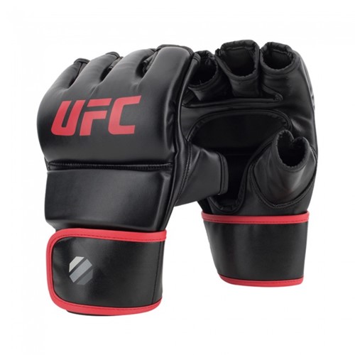 UFC Contender MMA Handschoenen Met Duim Zwart/Rood 6oz
