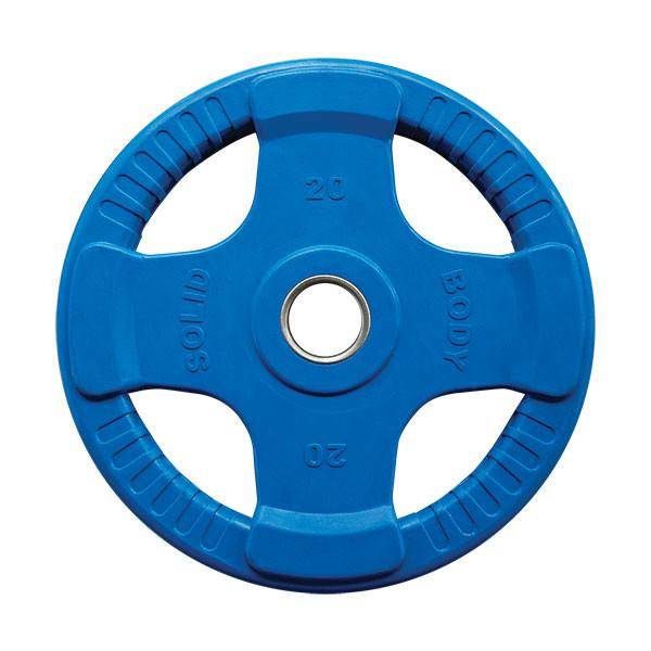 pit Wantrouwen Tandheelkundig Body-Solid Gekleurde Olympische Rubber Halterschijf - Blauw - 20 kg |  Fitnessapparaat.nl