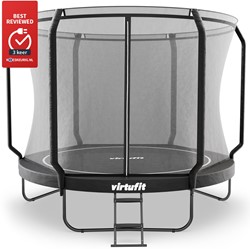 VirtuFit Premium Trampoline met Veiligheidsnet - Zwart - 305 cm