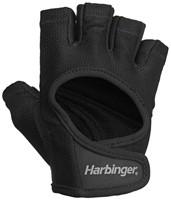 Harbinger Women's Power Stretchback Fitness Handschoenen - Zwart-3