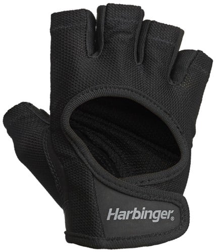 Harbinger Women's Power Stretchback Fitness Handschoenen - Zwart-3