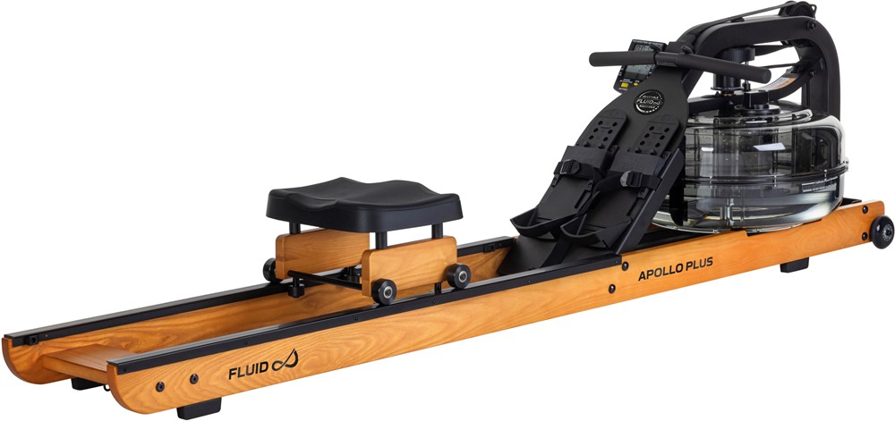 Fluid Rower Apollo Plus Roeitrainer - Licht Eiken