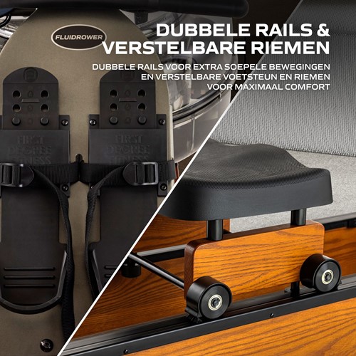 Fluid Rower Fitness Apollo Pro V Roeitrainer sfeerbeeld