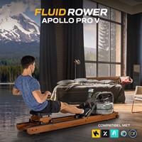 Fluid Rower Fitness Apollo Pro V Roeitrainer sfeerbeeld