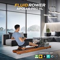 Fluid Rower Apollo Pro XL Roeitrainer - apps