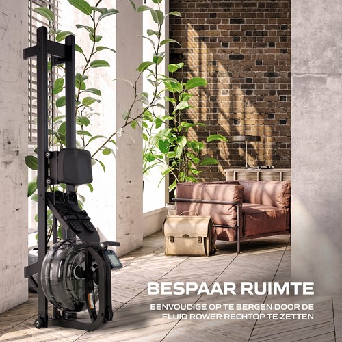 Fluid Rower Neon Pro XL Roeitrainer - ruimte besparen