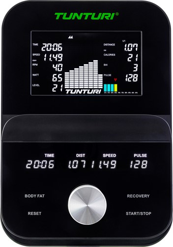 Tunturi Signature E50 Hometrainer console