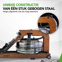 Tunturi Signature R90W Roeitrainer - Gebogen staal