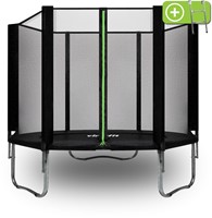 VirtuFit Trampoline met Veiligheidsnet - Zwart - 251 cm