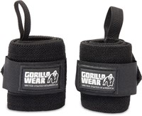 Gorilla Wear Basic Wrist Wraps - Zwart/Wit-2