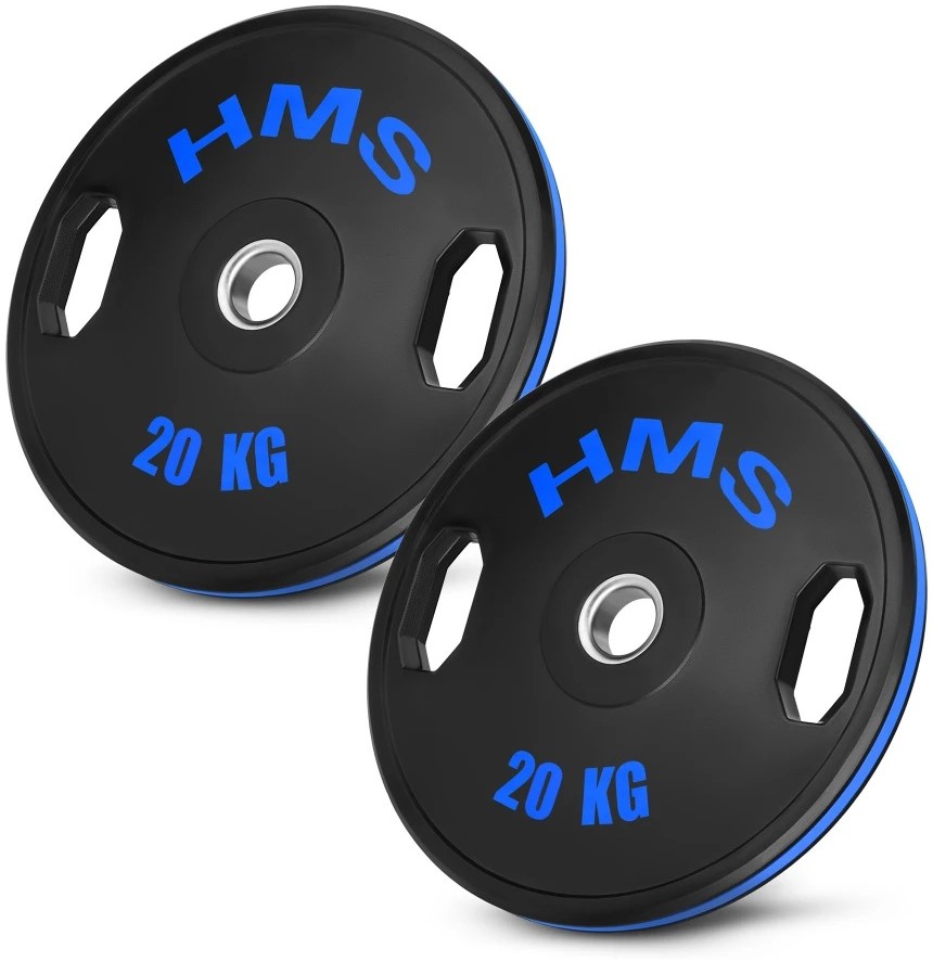 HMS Olympische Halterschijf Set - 2 x 20 kg - Blauw