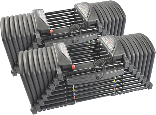 PowerBlock Pro EXP Set 5-90 - Verstelbare dumbbellset - 2,2 tot 40,8 kg