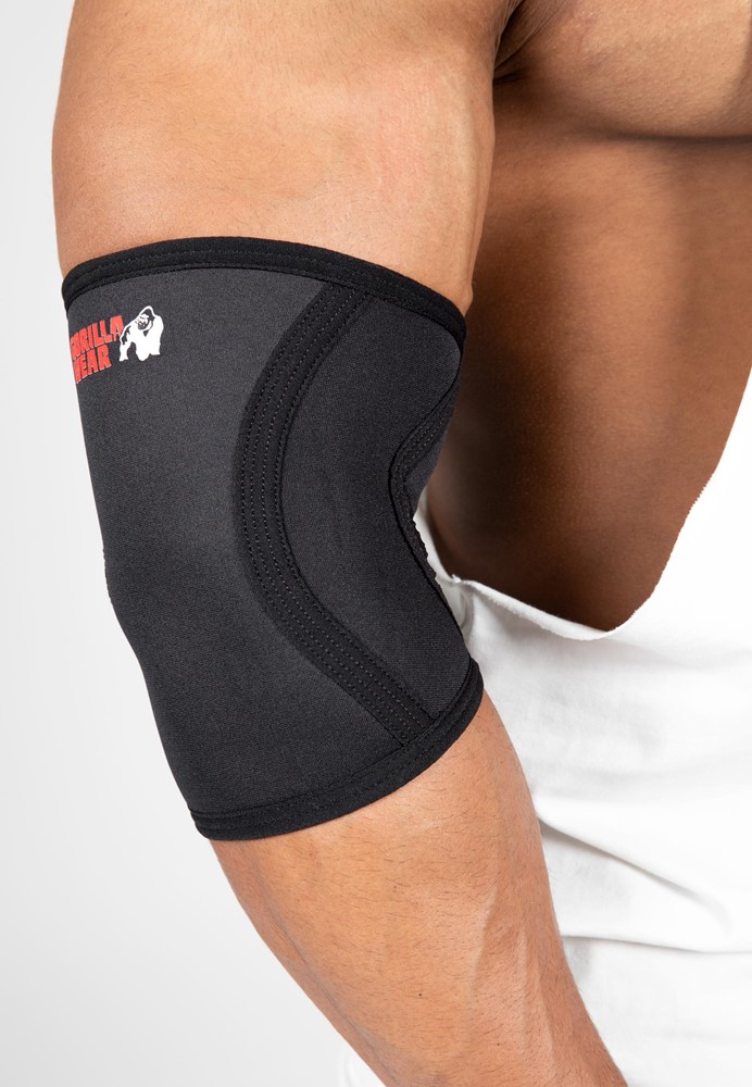 Gorilla Wear Elbow Sleeves - 3mm - Zwart - M