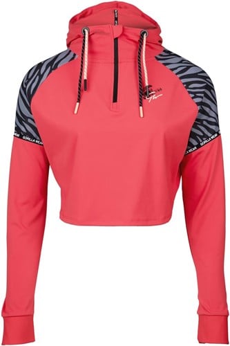 Gorilla Wear Zion Cropped Hoodie - Rood - foto 4