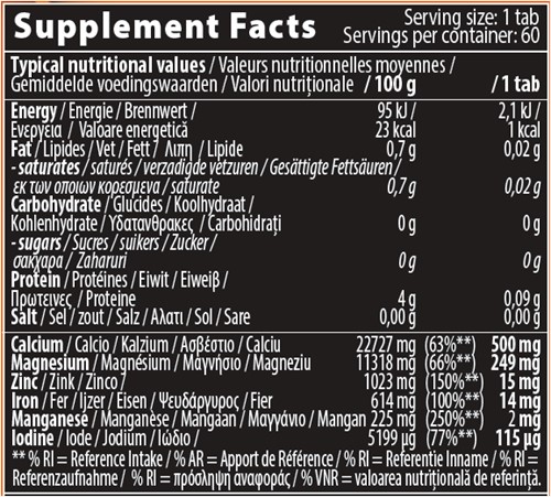 QNT Calcium en Magnesium - 60 tabs