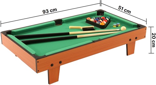 Bandito Mini Biljart - Mini Pooltafel - Bruin-3