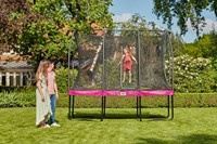 Salta Comfort Edition Trampoline met Veiligheidsnet - 153 x 214 cm - Roze