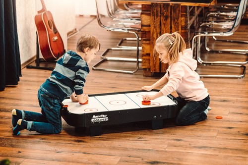 Bandito KiddySpeed Mini Airhockey Tafel - Zwart-2