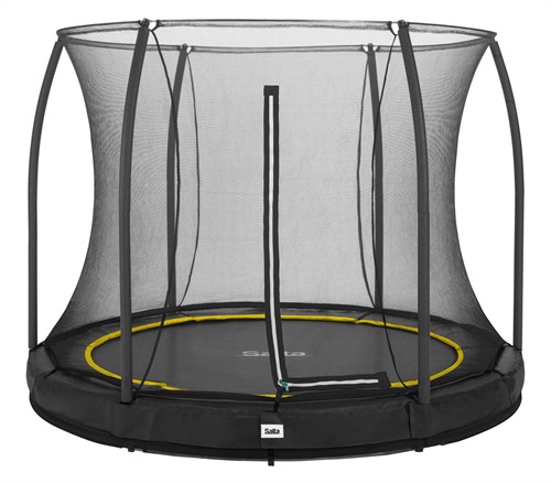 Salta Comfort Edition Ground Trampoline met Veiligheidsnet - 305 cm - Zwart-2