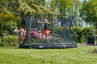 Salta Comfort Edition Ground Trampoline met Veiligheidsnet - 183 cm - Zwart