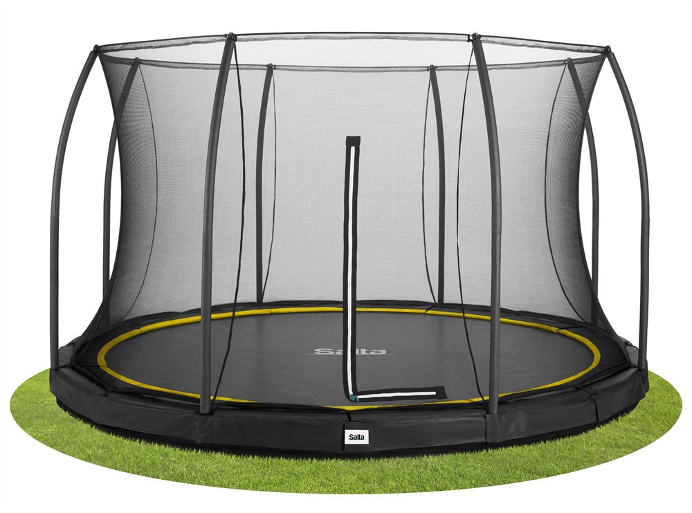 Salta Comfort Edition Ground Trampoline met Veiligheidsnet 396 cm Zwart online kopen