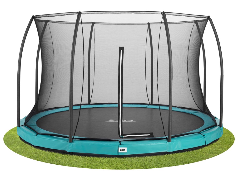 Salta Comfort Edition Ground Trampoline met Veiligheidsnet 427 cm Groen online kopen