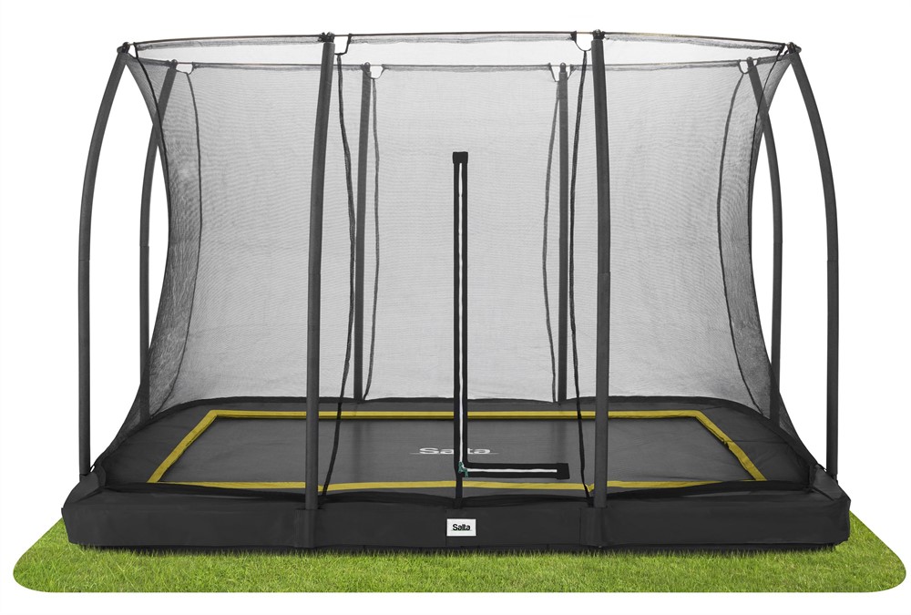 Salta Comfort Edition Ground Trampoline met Veiligheidsnet 305 x 214 cm Zwart online kopen