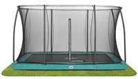 Salta Comfort Edition Ground Trampoline met Veiligheidsnet - 244 x 366 cm - Groen