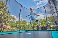 Salta - Comfort Edition Ground Trampoline met Veiligheidsnet - 244 x 366 cm - Groen