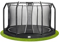 Salta Premium Ground Trampoline met Veiligheidsnet - 427 cm - Zwart-2